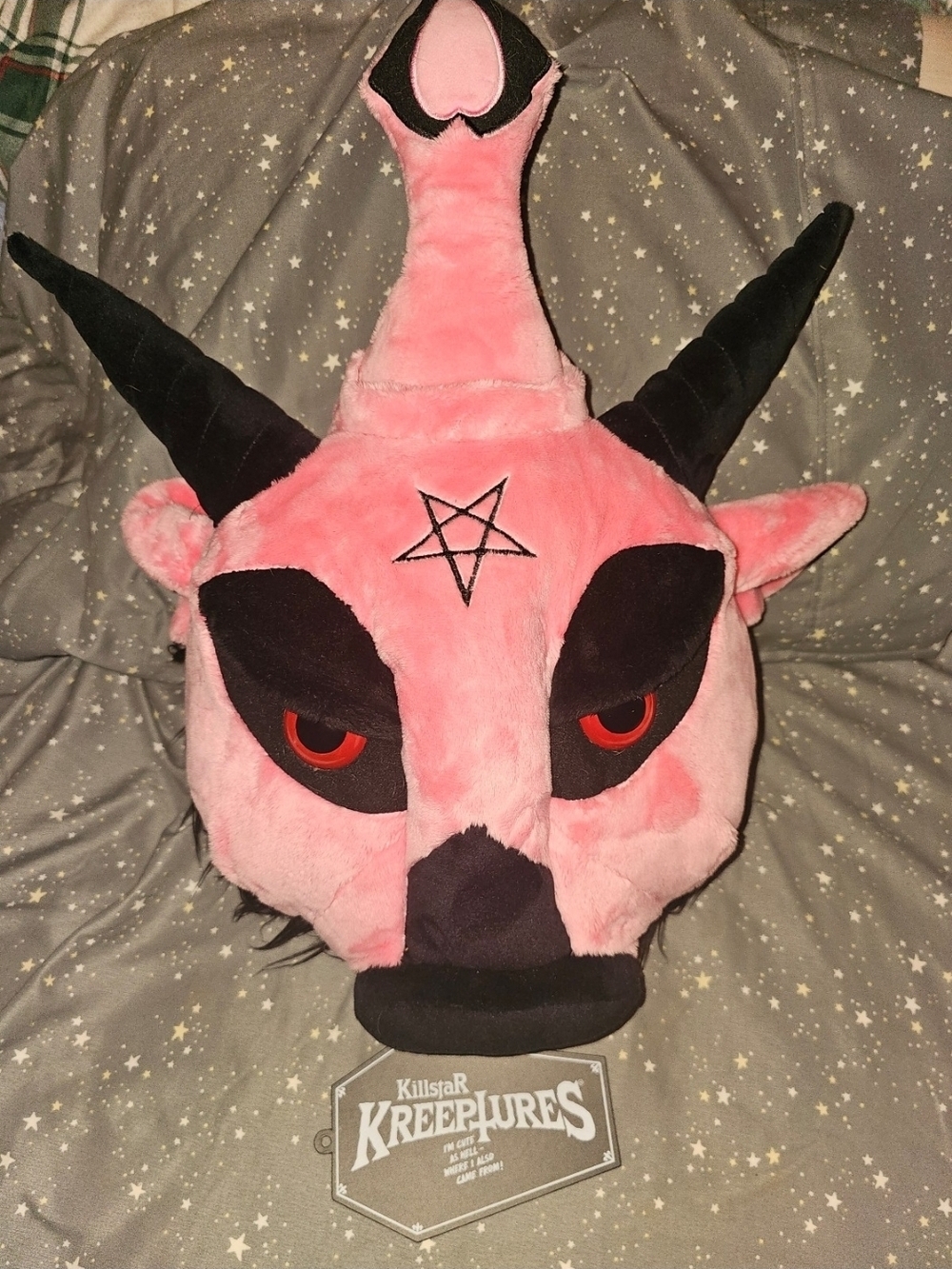Killstar Kreeptures Pink Demon Plush Pillow